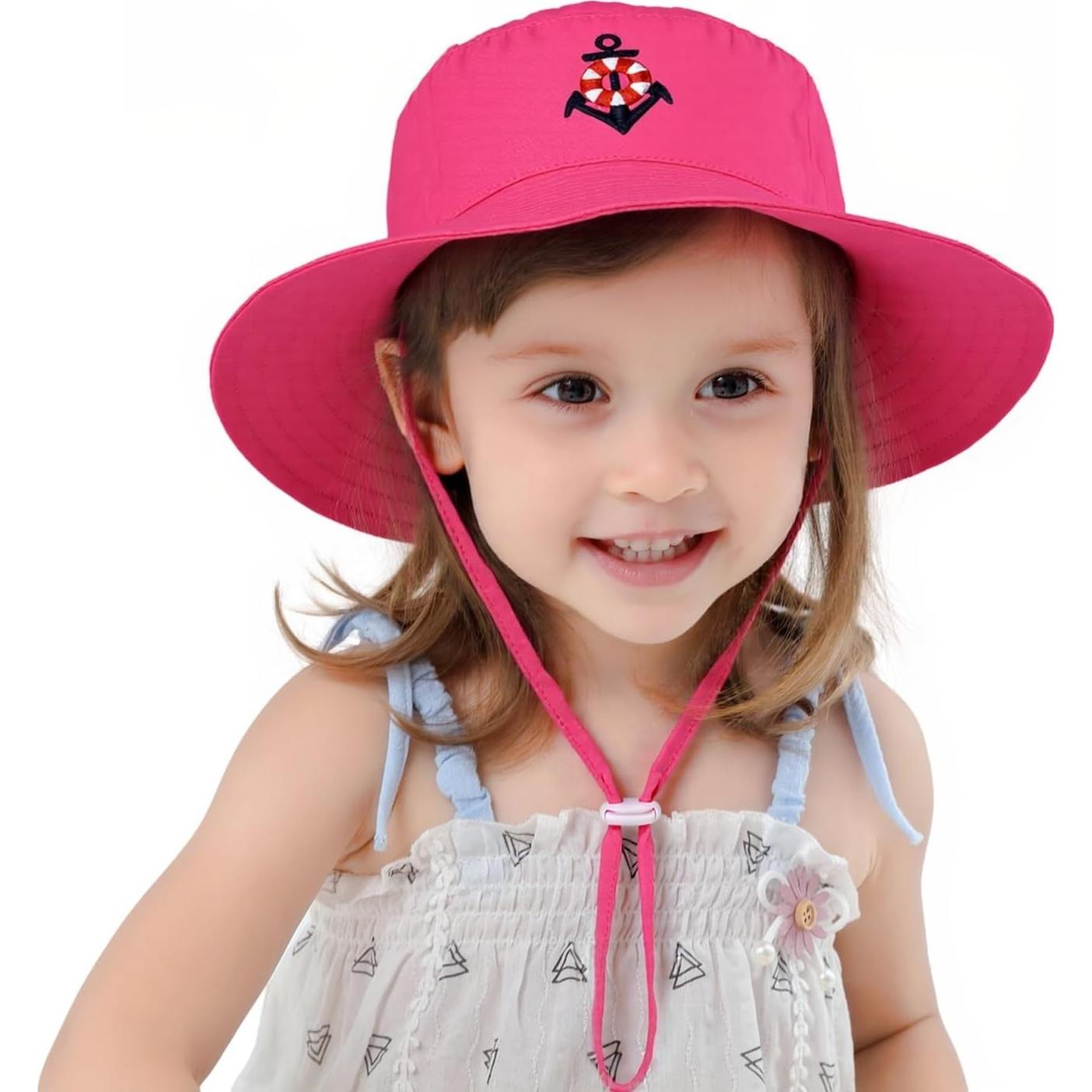 Sombrero de Sol Bebé UPF 50+ Ancla Ajustable 1-3T