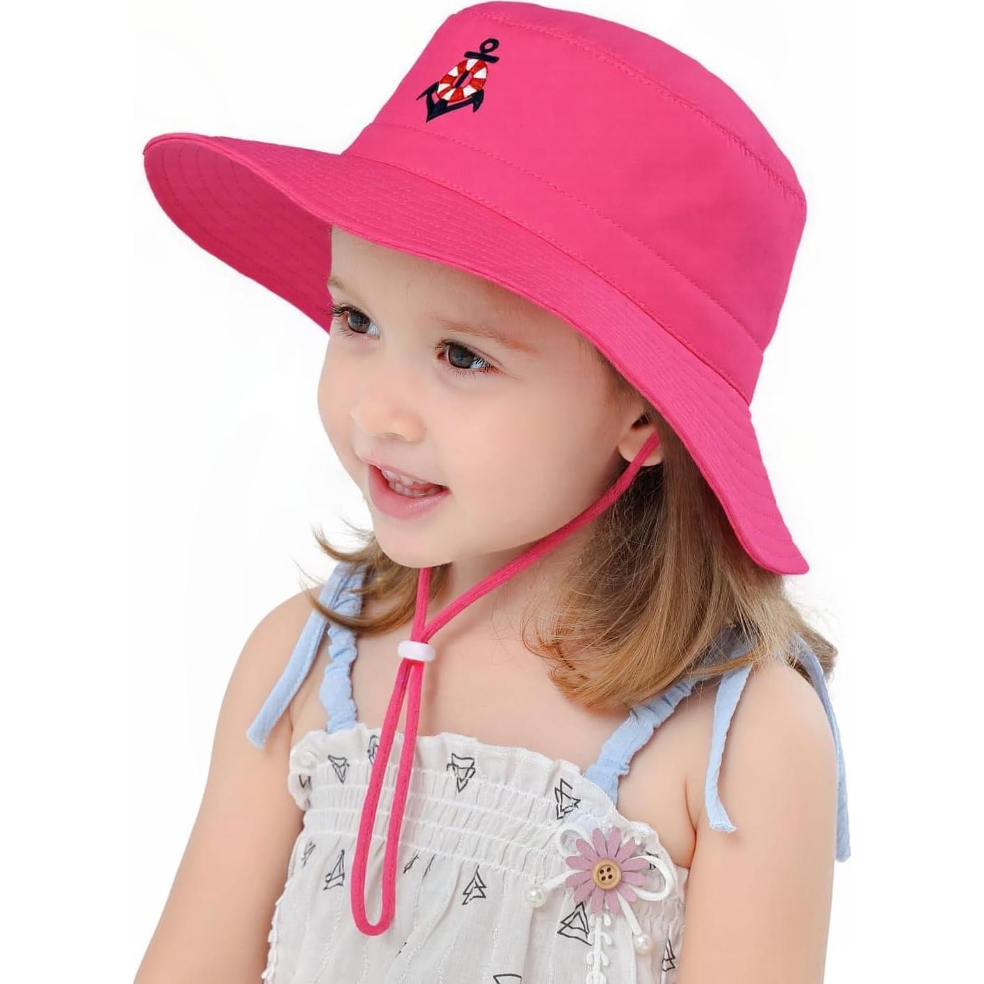 Sombrero de Sol Bebé UPF 50+ Ancla Ajustable 1-3T