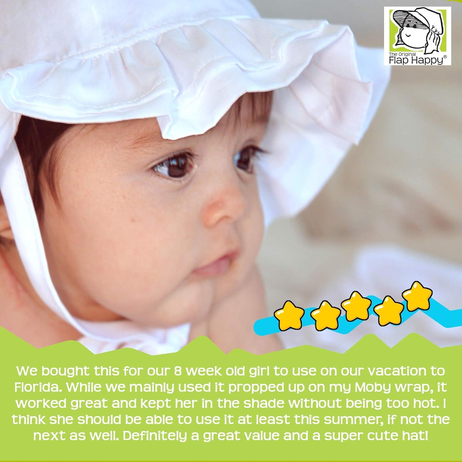 Sombrero de Volantes Doble UPF 50+ Flap Happy Niñas Mediano