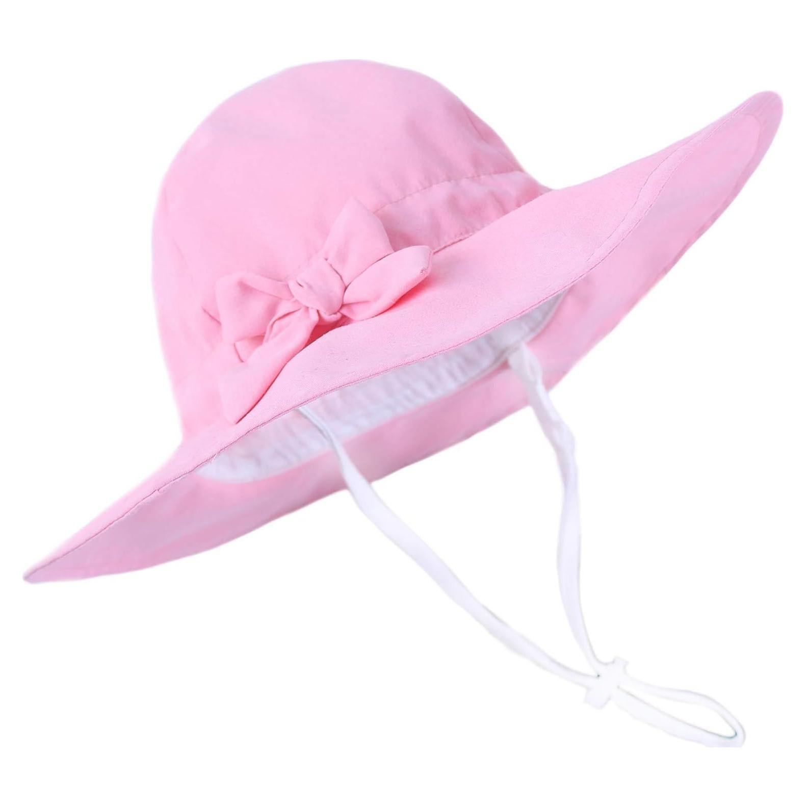 Sombrero de Sol para Bebé UPF 50% Rosa 0-3 Meses