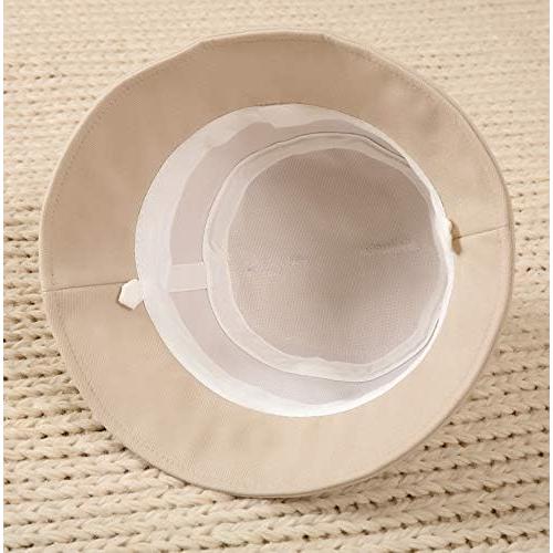 Sombrero de sol ajustable para bebé UPF50+ Beige Tigre