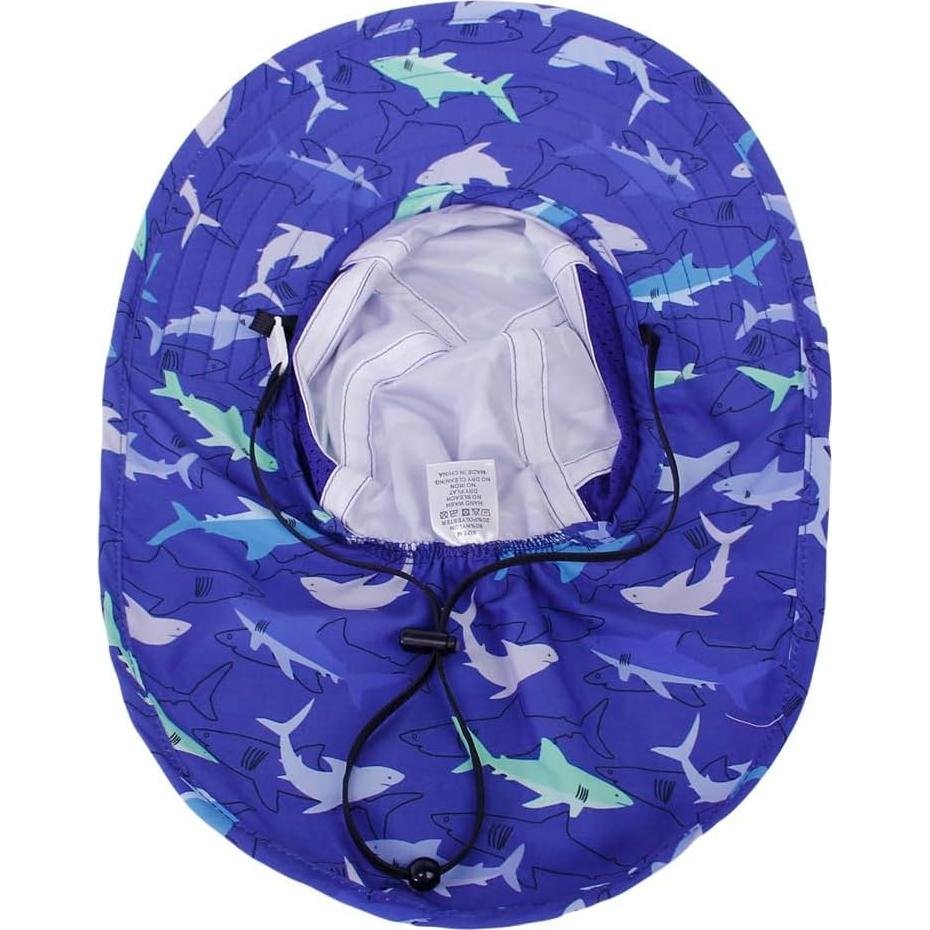 Sombrero de Sol para Bebés Upeilxd UPF 50+ 2 Piezas Azul