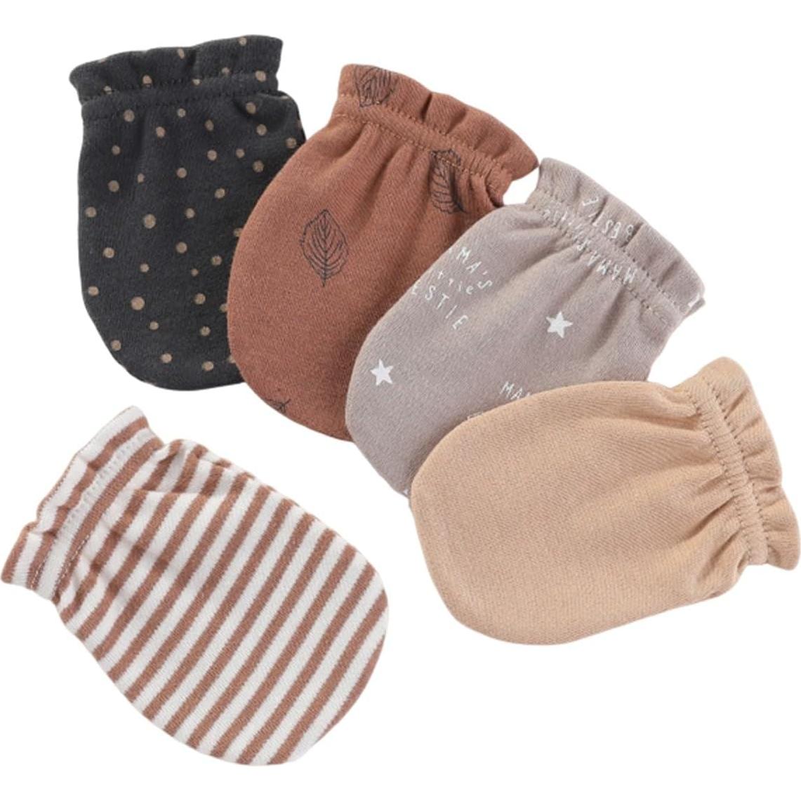 Mitones Antirrasguños Unisex Bebés 0-3 Meses Algodón