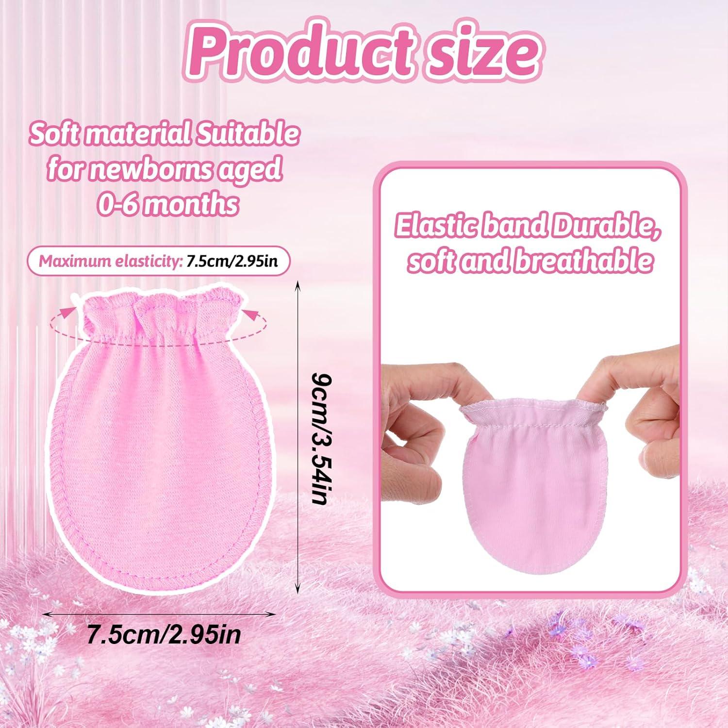 40 Pares de Manoplas Antiarañazos Bebés 0-6 Meses DIVINA VITAE