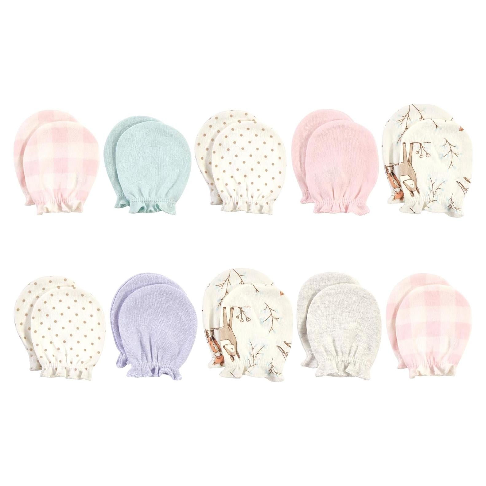 Mitones de Algodón para Bebés Hudson Baby 0-6 Meses