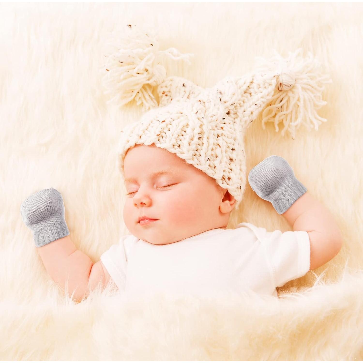 9 Pares de Mitones de Invierno para Bebés 0-6 Meses Multicolor