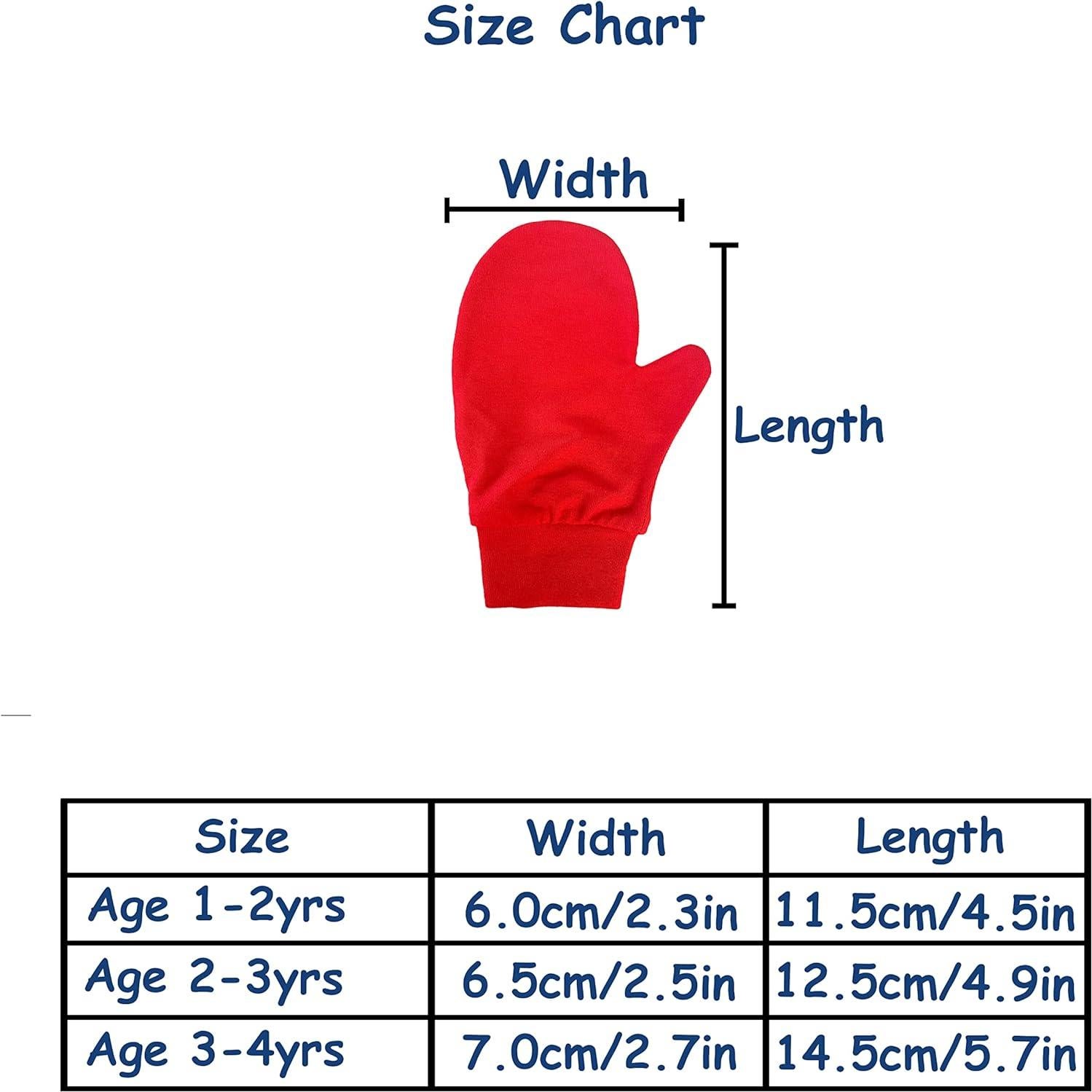 Manoplas de Bambú Leafy Boo para Eccema 2-3 Años - 3 Pares