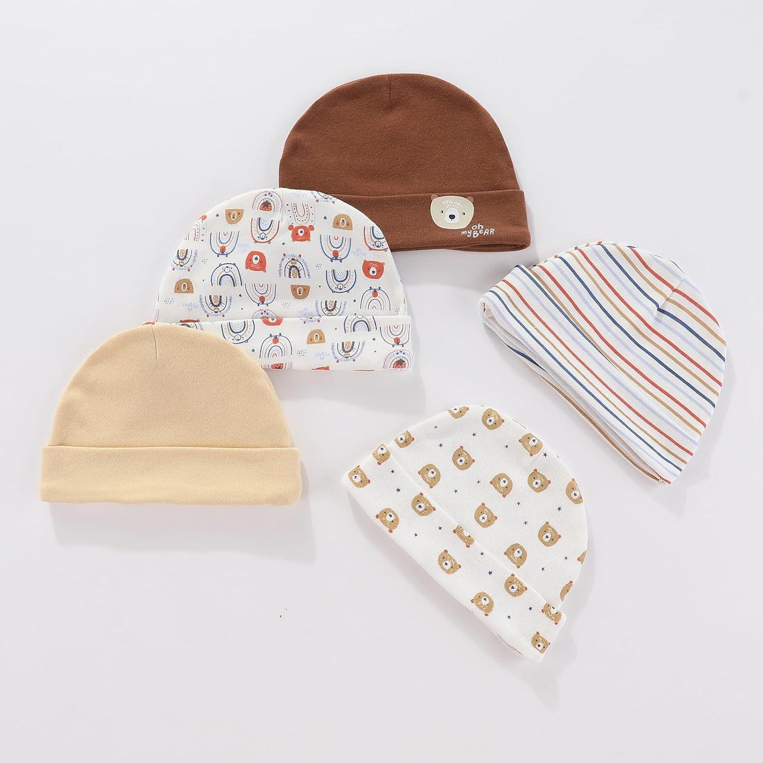 Conjunto de Gorros, Manoplas y Calcetines Ruliby 0-6 meses