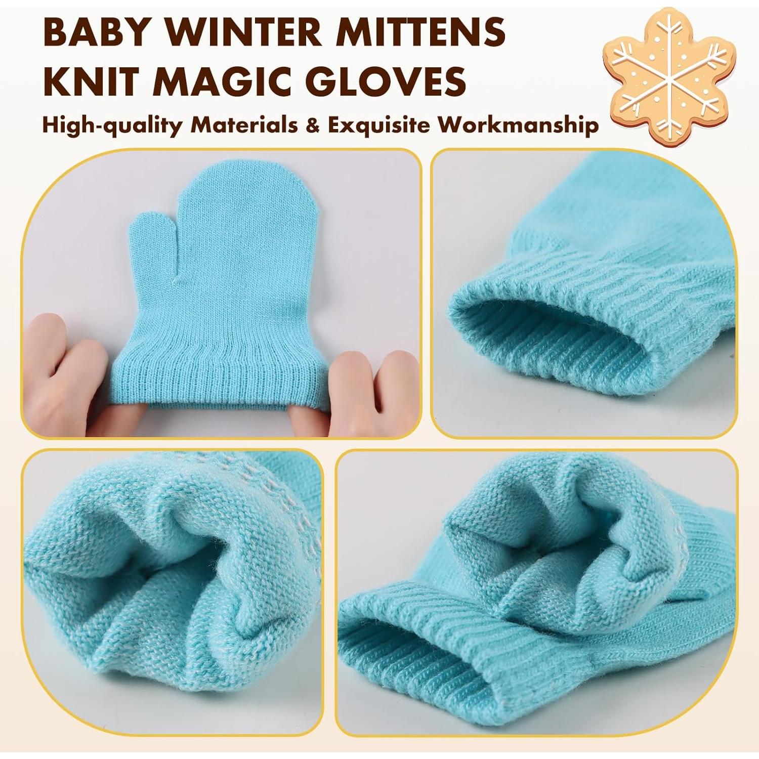 Manoplas de Invierno MniJiza para Bebés 6-36M Tejido Elástico