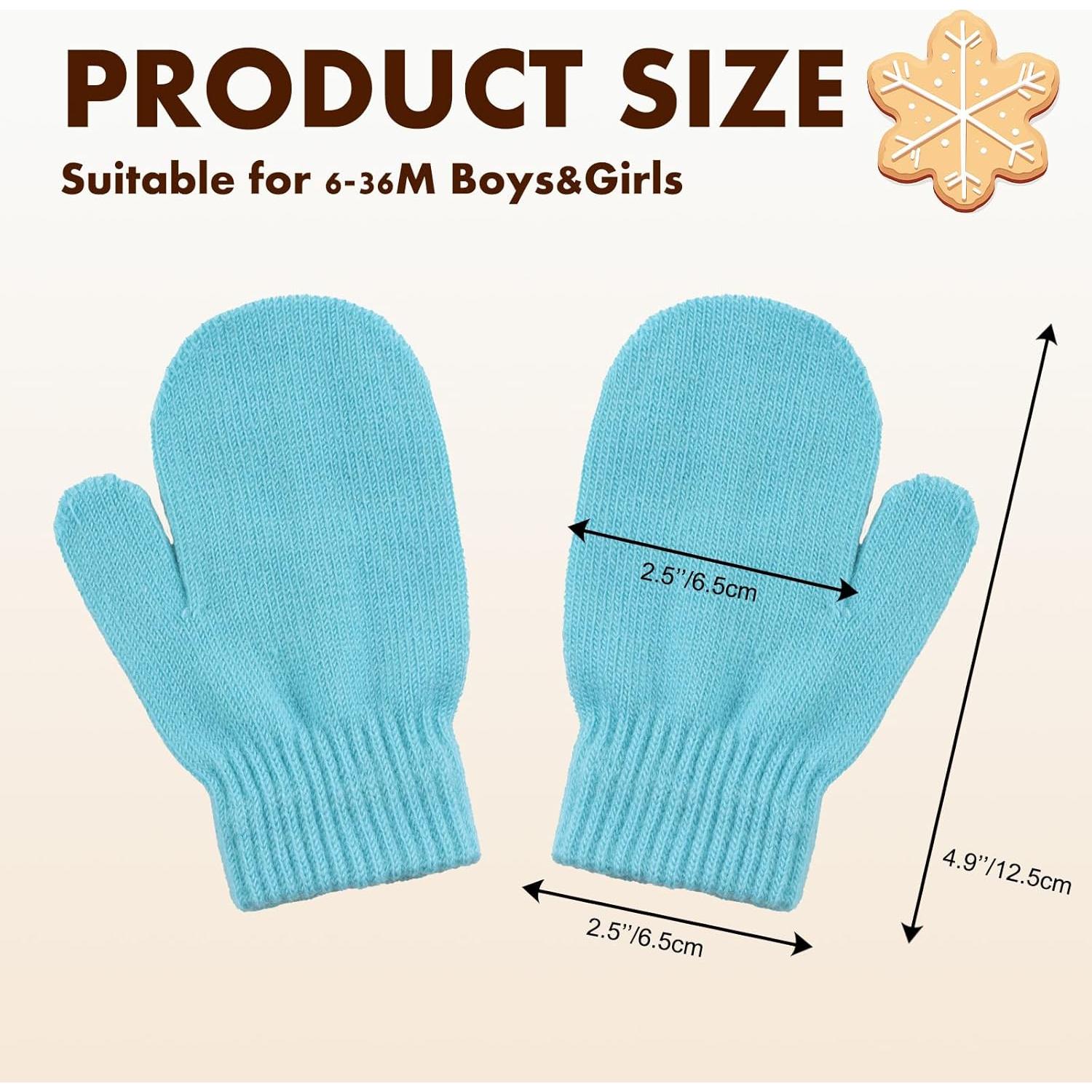 Manoplas de Invierno MniJiza para Bebés 6-36M Tejido Elástico