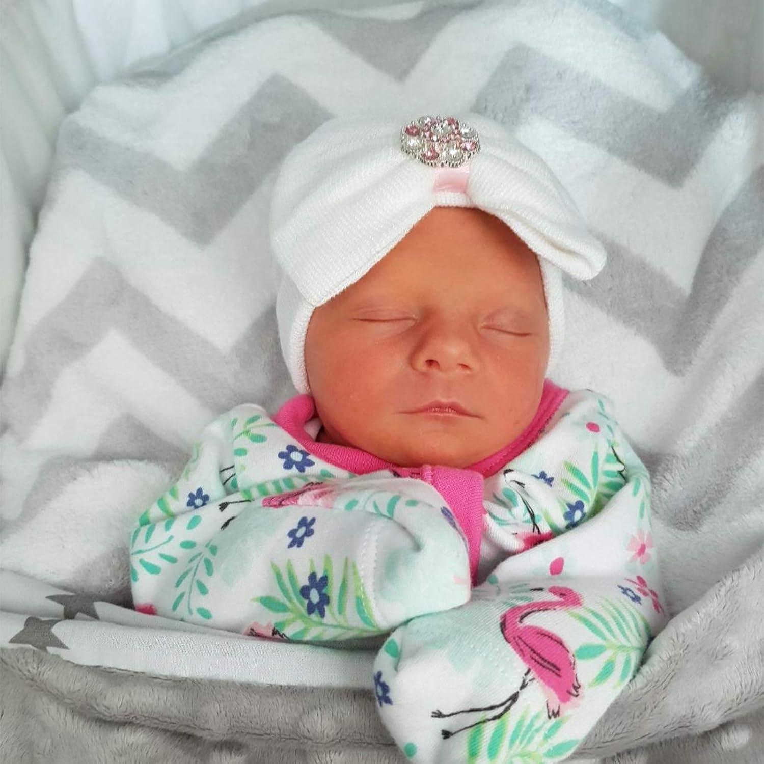 Set de Gorro y Manoplas BQUBO para Bebés 0-3 Meses