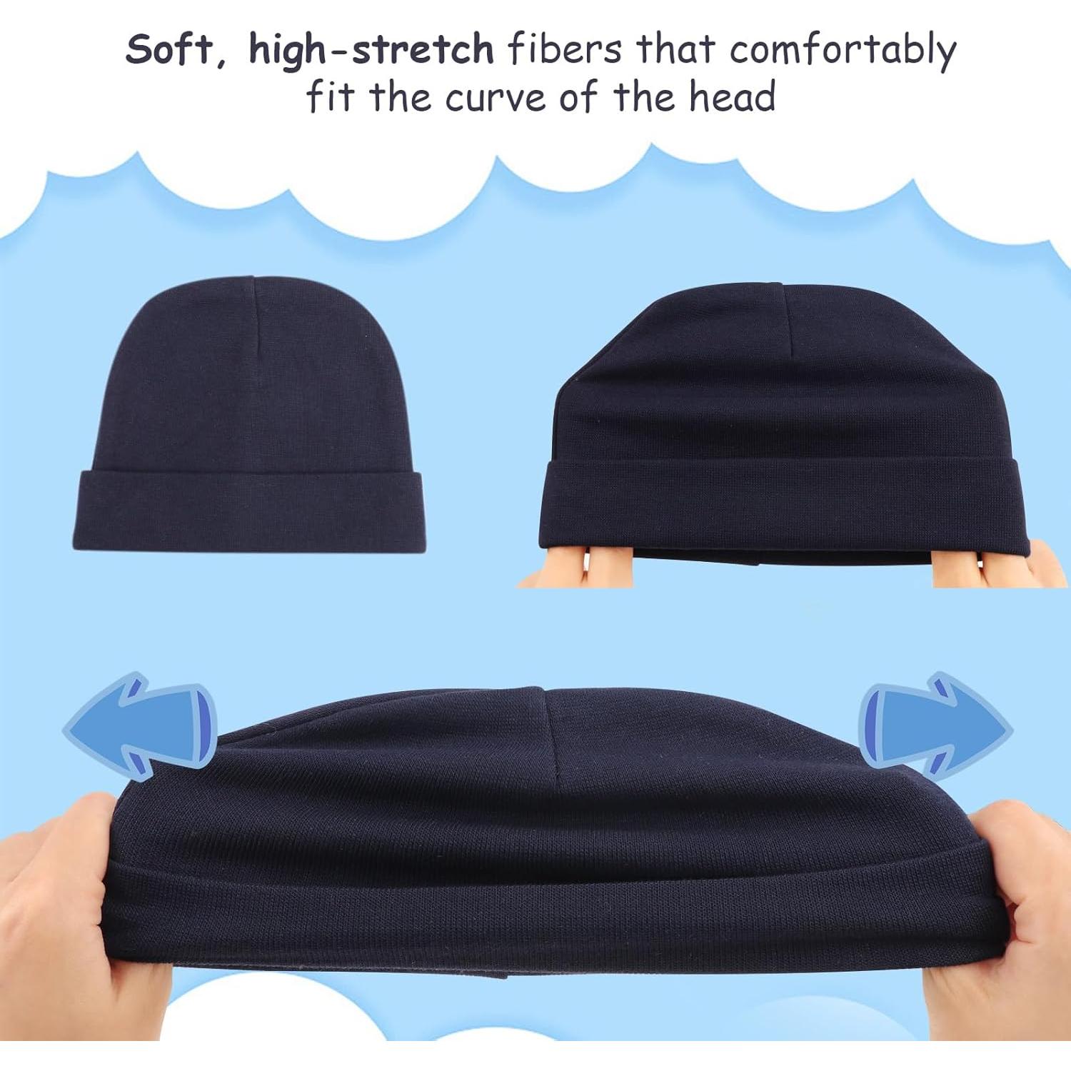 Conjunto de Gorro y Manoplas para Bebés BQUBO - 6 Piezas
