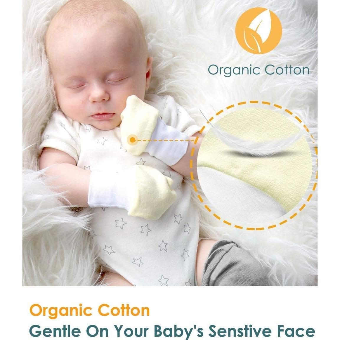 Manoplas Antirrasguños para Bebés One Enjoy - 6 Pares 0-6 Meses