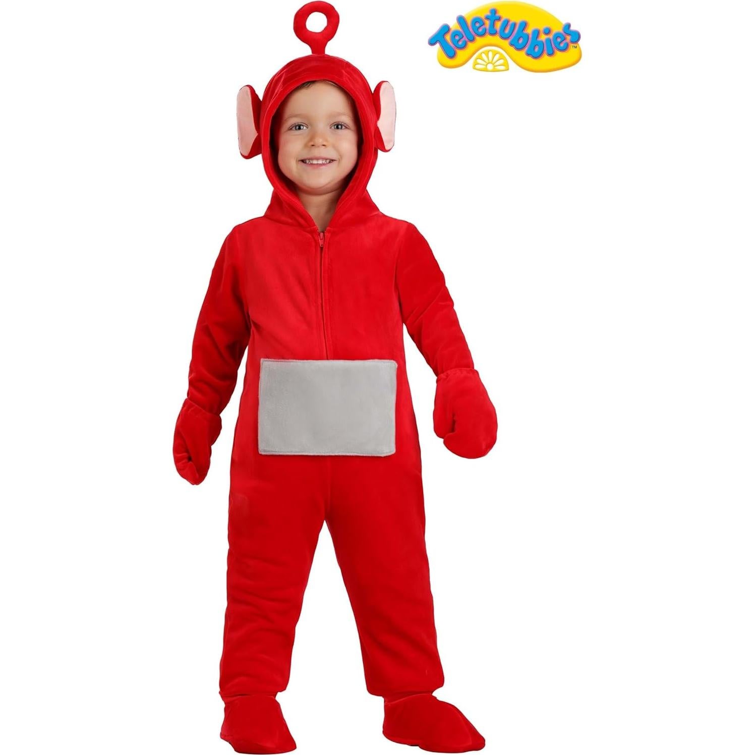 Disfraz Teletubbies Po Bebé 2T Mono Peluche con Capucha