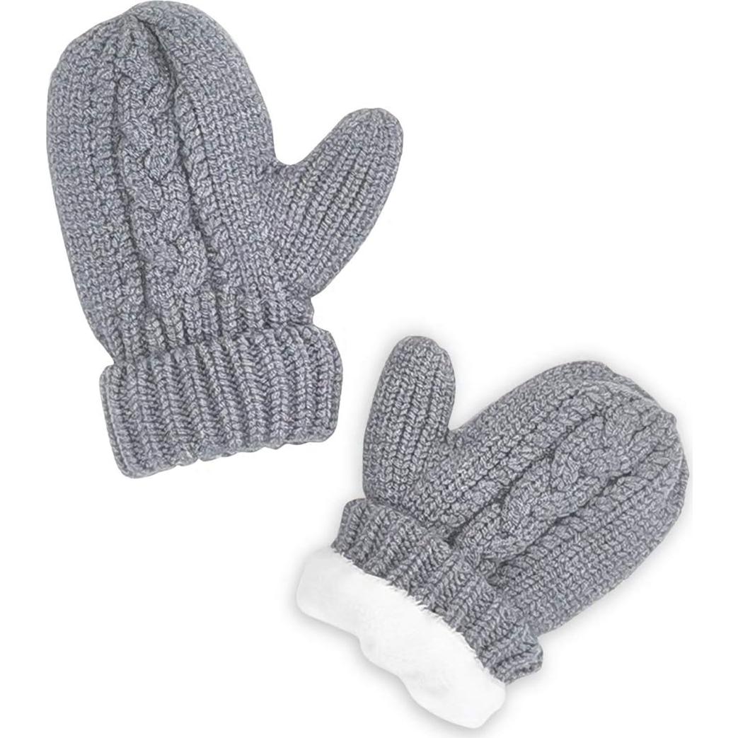 Conjunto Gorro y Bufanda Invierno Bebés GZMM 2 en 1 Gris