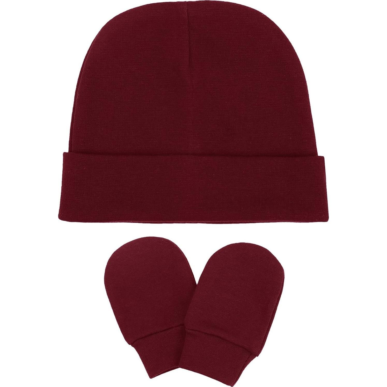 Conjunto de Gorro Beanie y Manoplas AQOKKA 0-6 Meses