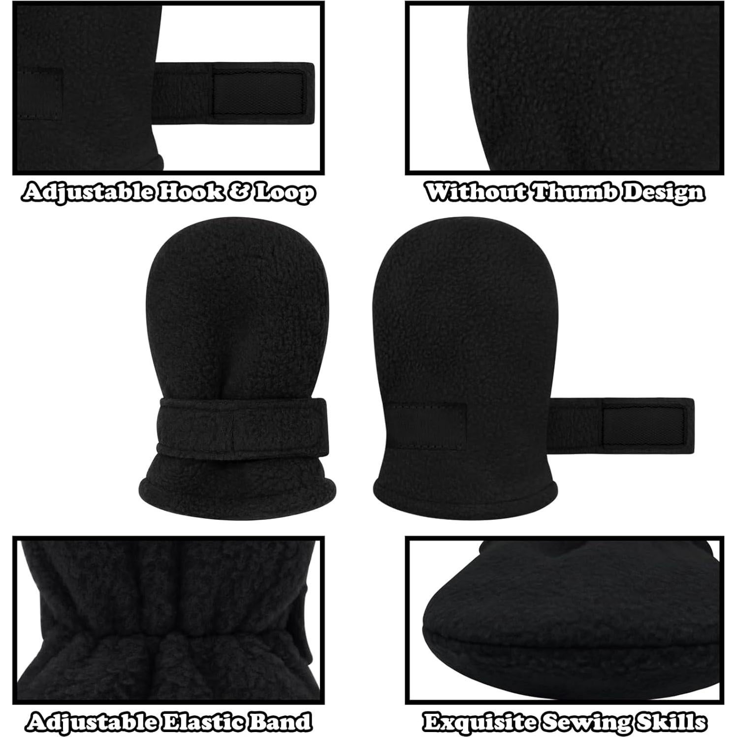 Mitones de Invierno Sarfel para Bebés 3 Pares Forro Polar