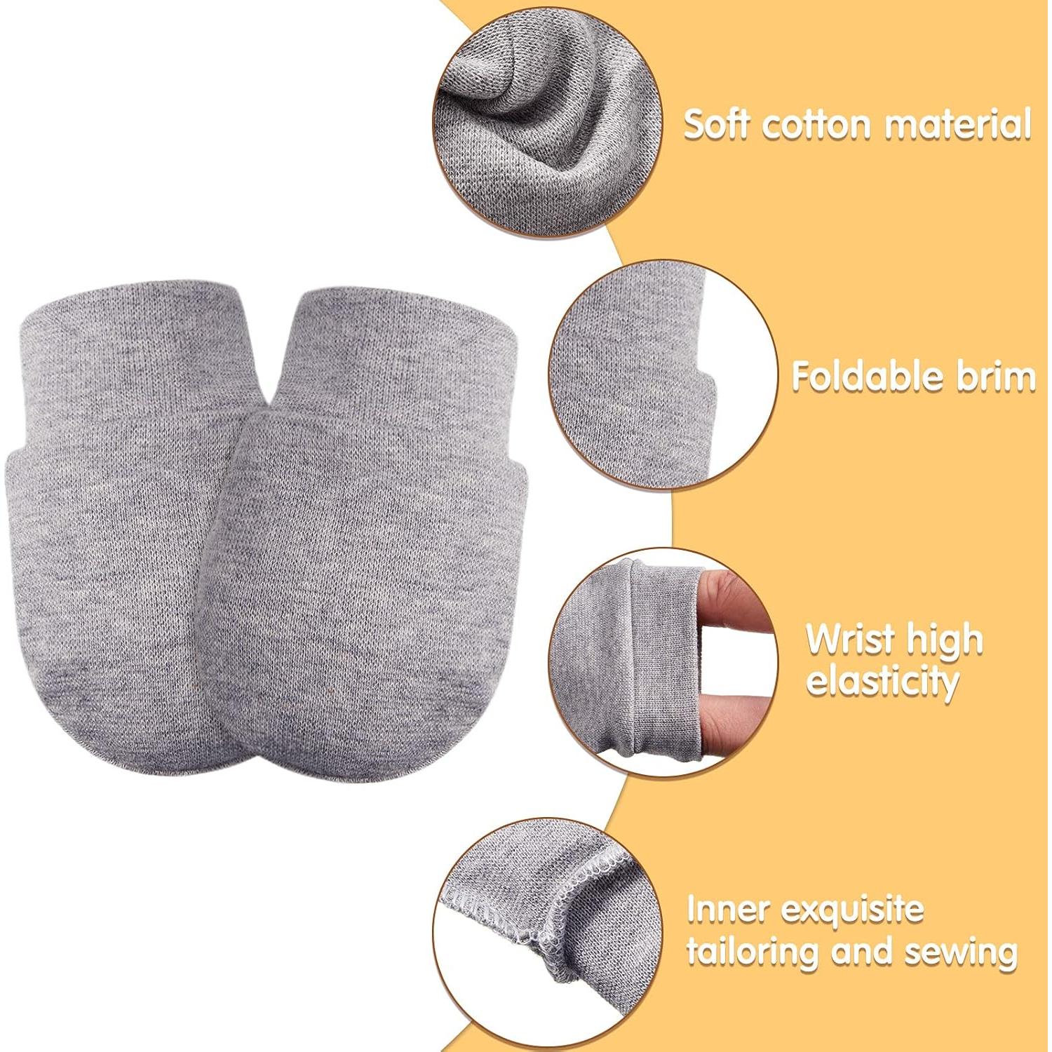 18 Pares Manoplas Sin Rasguños Bebés Geyoga 0-6 Meses