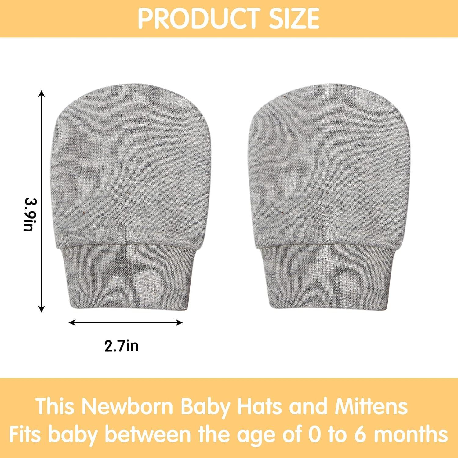 18 Pares Manoplas Sin Rasguños Bebés Geyoga 0-6 Meses