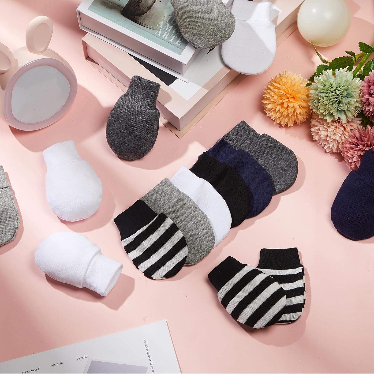 18 Pares Manoplas Sin Rasguños Bebés Geyoga 0-6 Meses