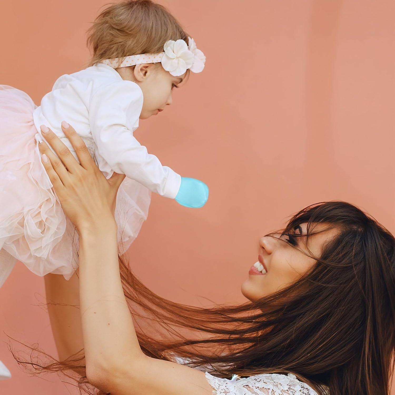 16 Pares de Manoplas para Bebés HekouJiub 0-6 Meses Algodón