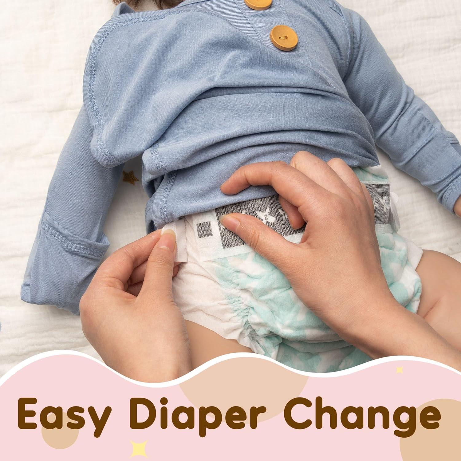 Vestido de Nudo Suave Baby Noah 0-3 Meses Azul Bebé