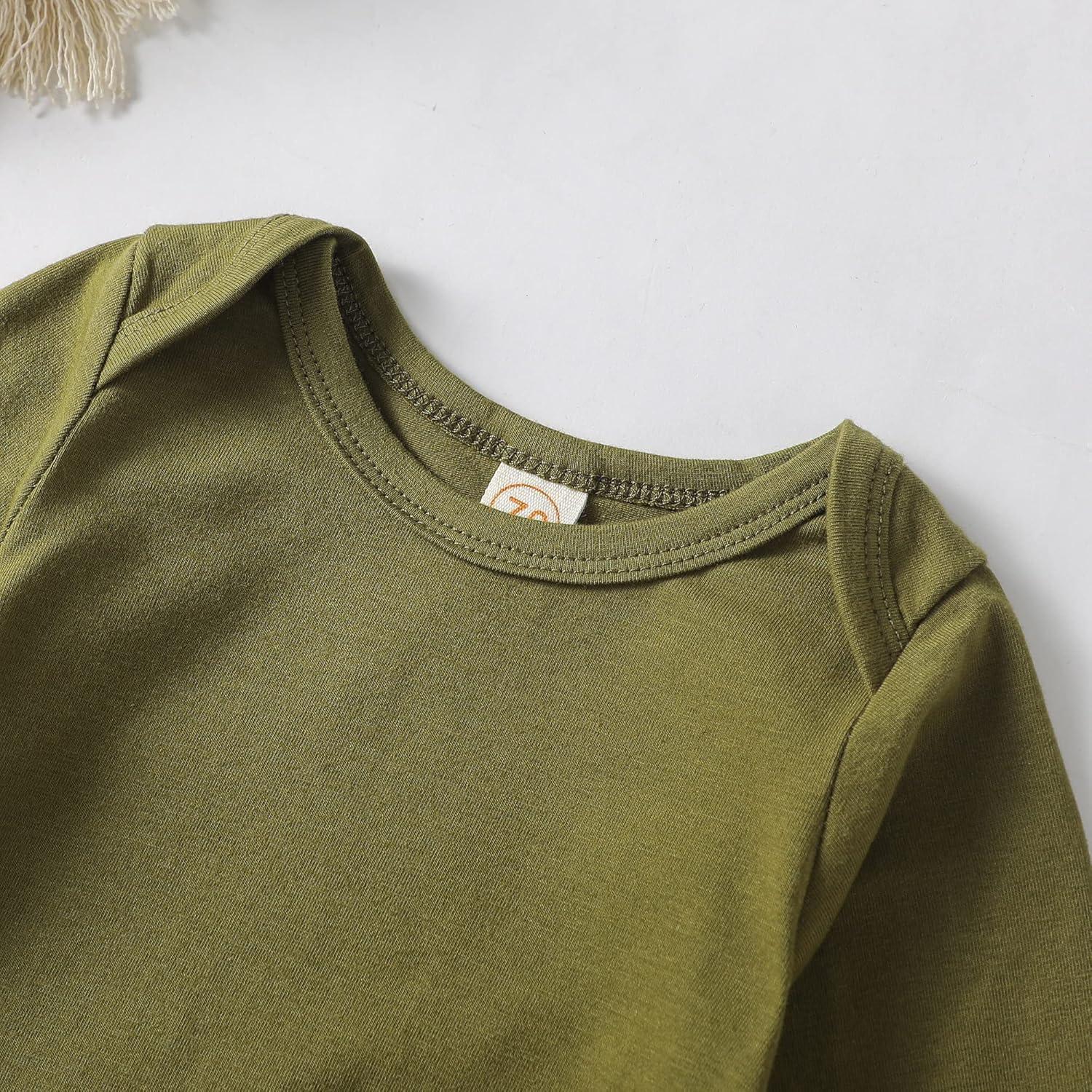 Trajes de Bebé OPAWO con Nudos y Sombrero 0-3 Meses