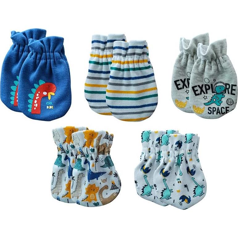 Conjunto de gorro y mitones para bebé Kiddiezoom 0-6 meses