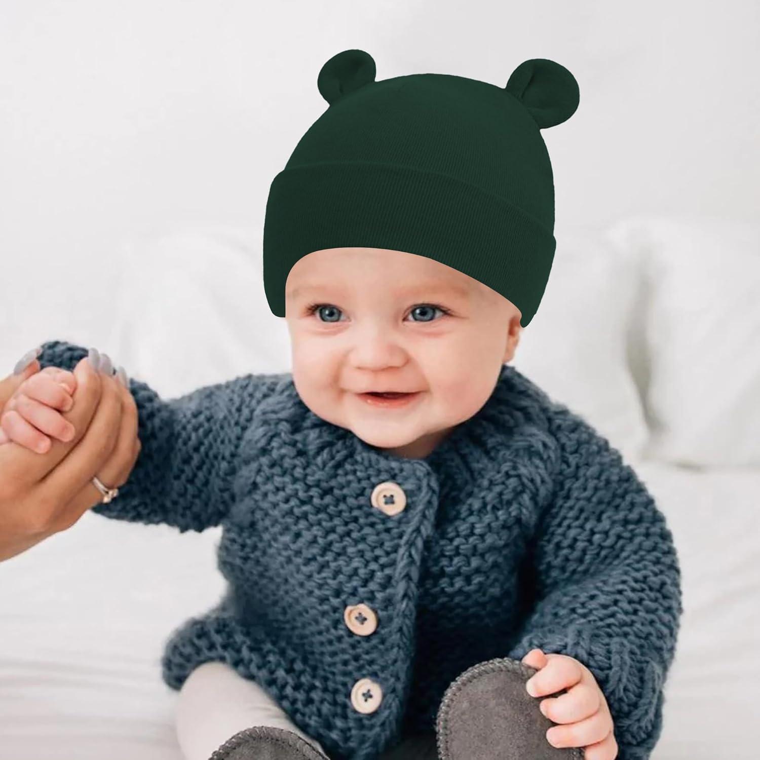 Conjunto Gorro y Manoplas Bebé UTTPLL Algodón 0-6 meses