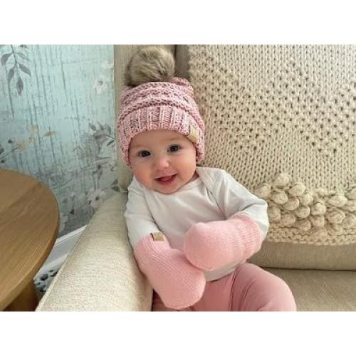 Mitones Funky Junque para Bebé 0-9 Meses Forrados de Sherpa