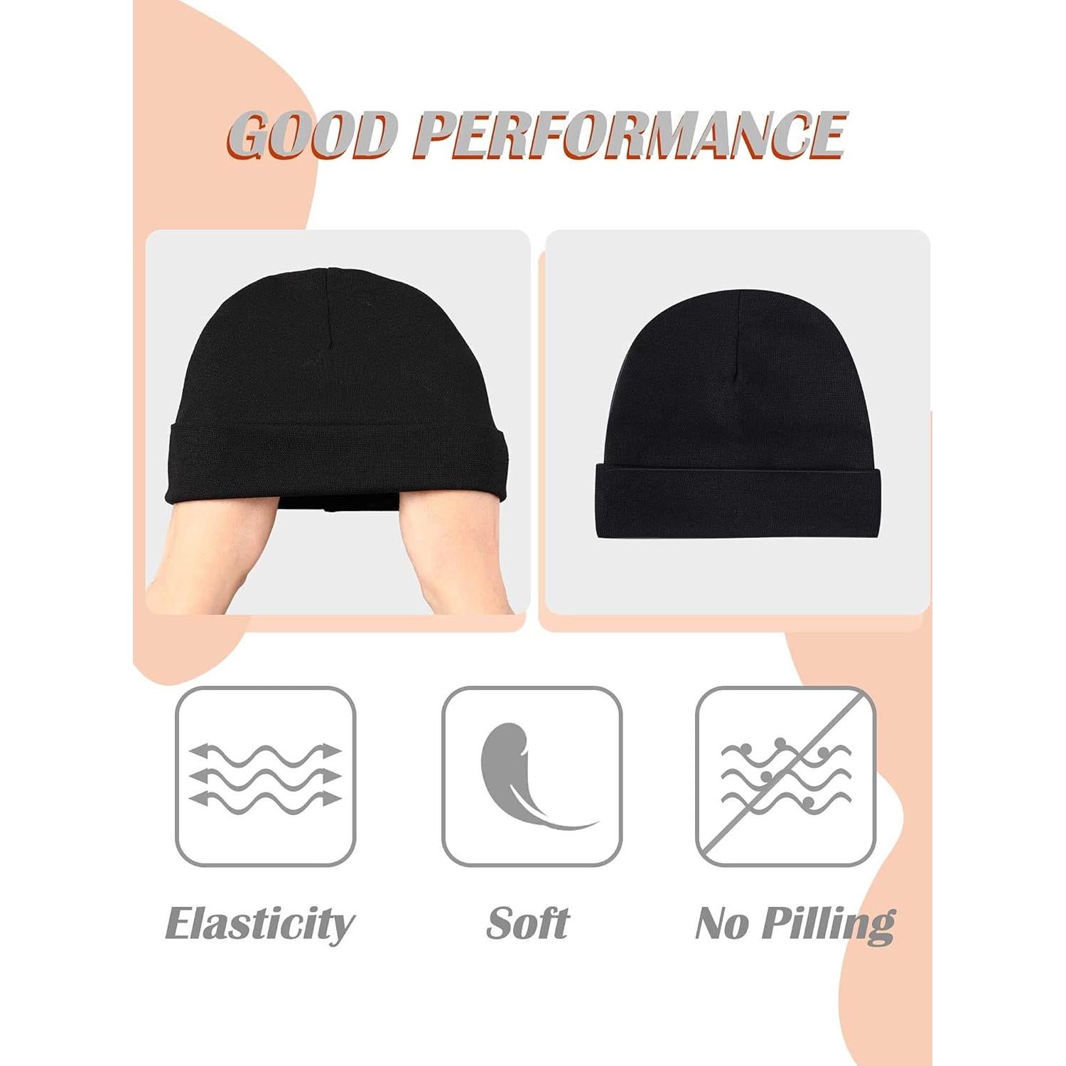 Conjunto de Gorro Beanie, Manoplas y Calcetines Bebé Algodón