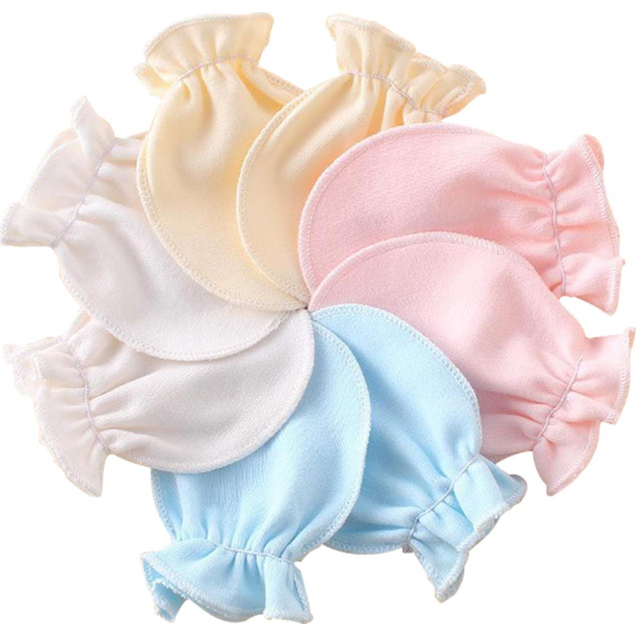 Manoplas para Bebés Recién Nacidos Algodón 0-6 Meses