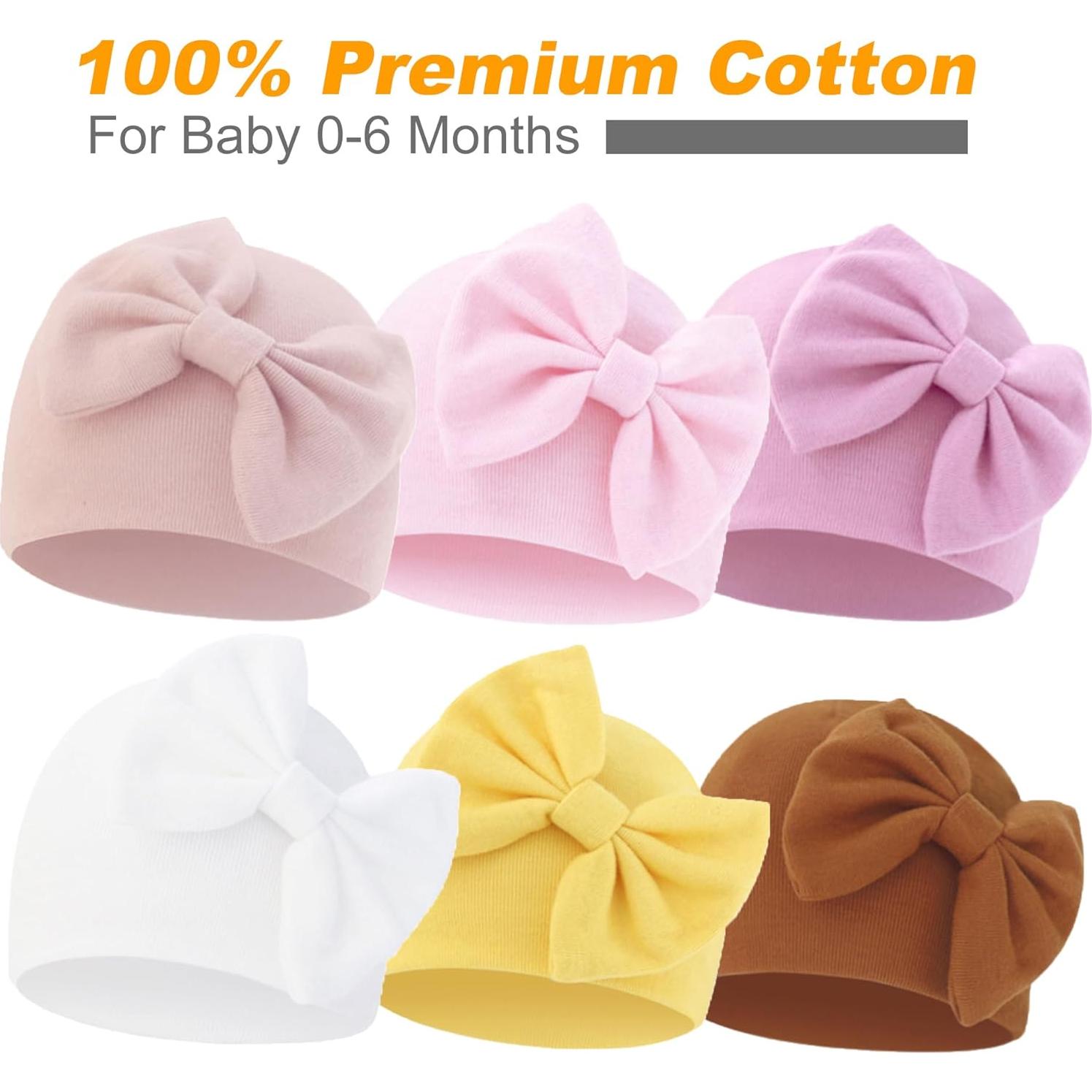 Gorro y Mitones para Recién Nacido UTTPLL 0-6 Meses Rojo