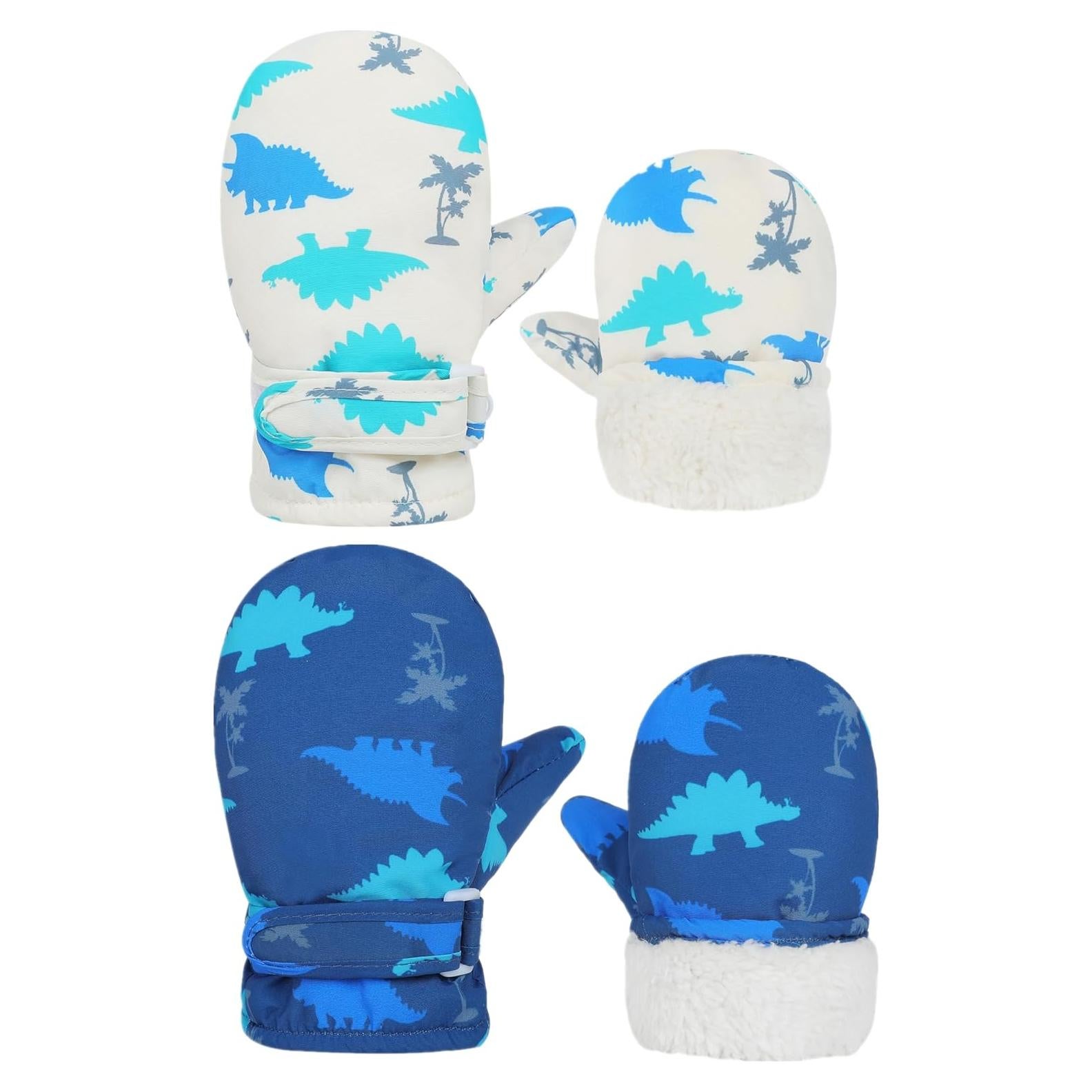 Guantes Mitones de Invierno para Bebés - Forro Polar Impermeable