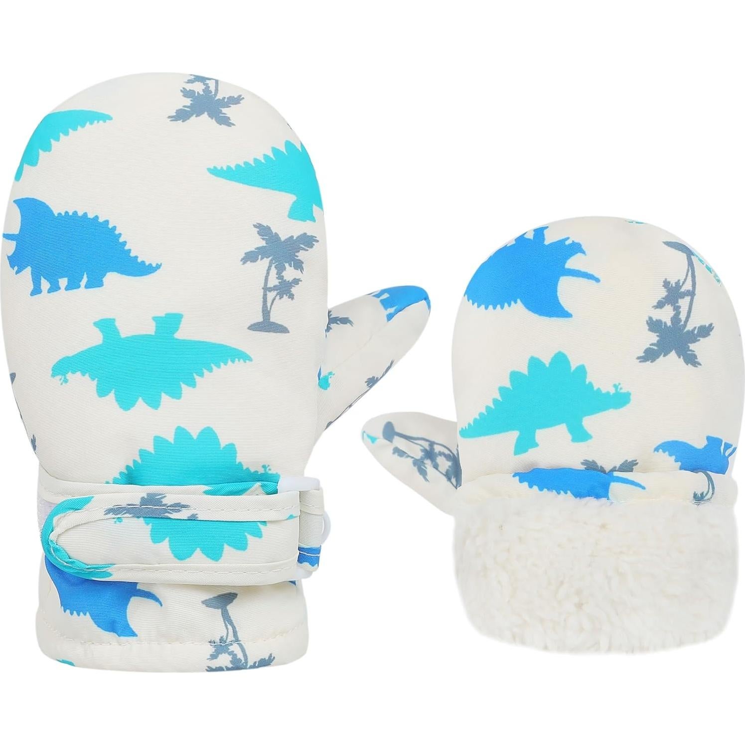 Guantes Mitones de Invierno para Bebés - Forro Polar Impermeable