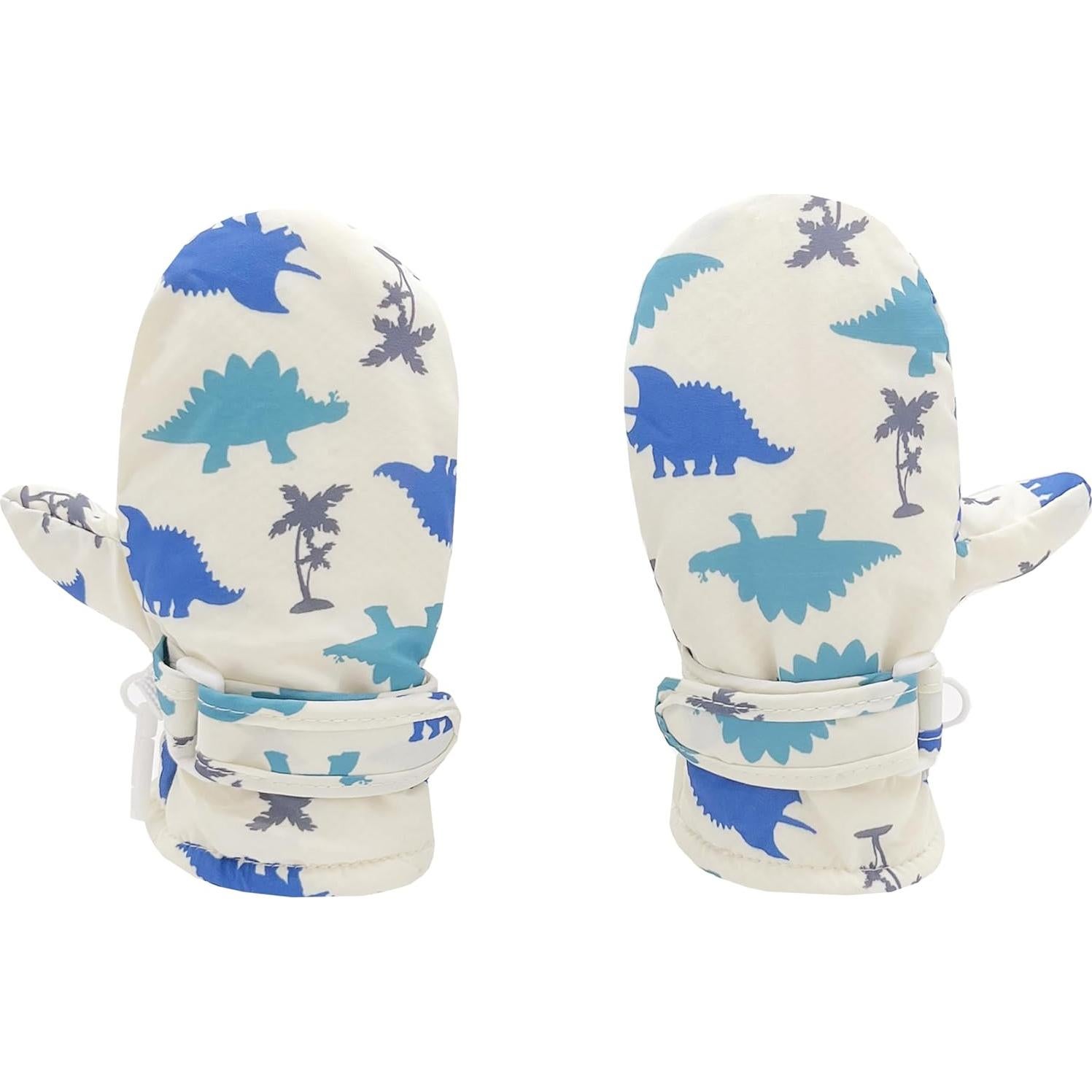 Guantes Mitones de Invierno para Bebés - Forro Polar Impermeable