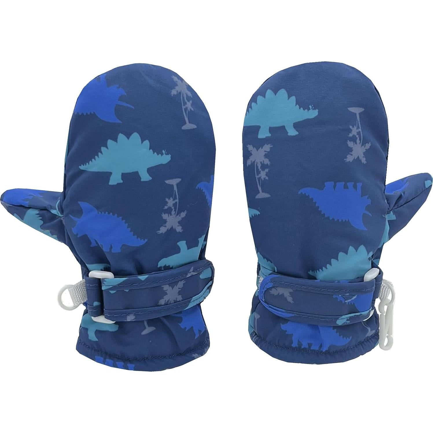 Guantes Mitones de Invierno para Bebés - Forro Polar Impermeable