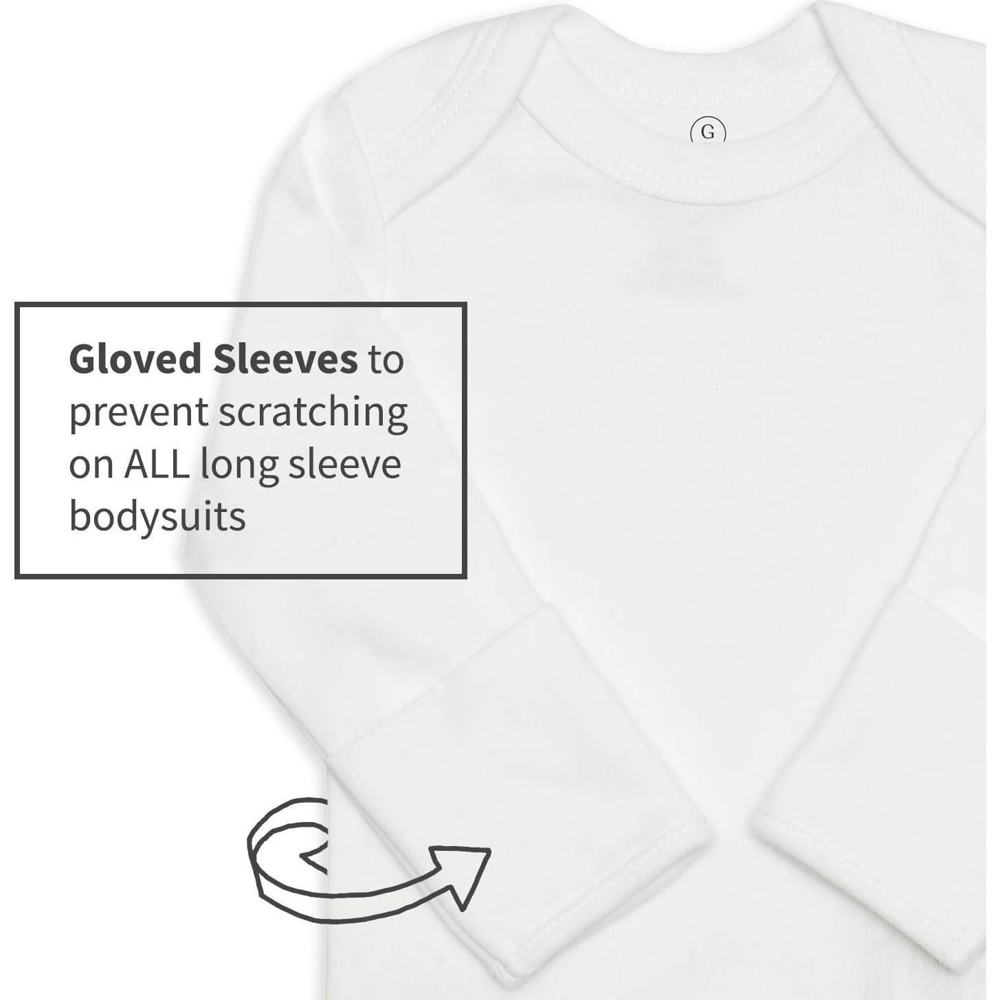 Conjunto de 4 Bodysuits Clásicos Unisex Goobie Baby 100% Algodón