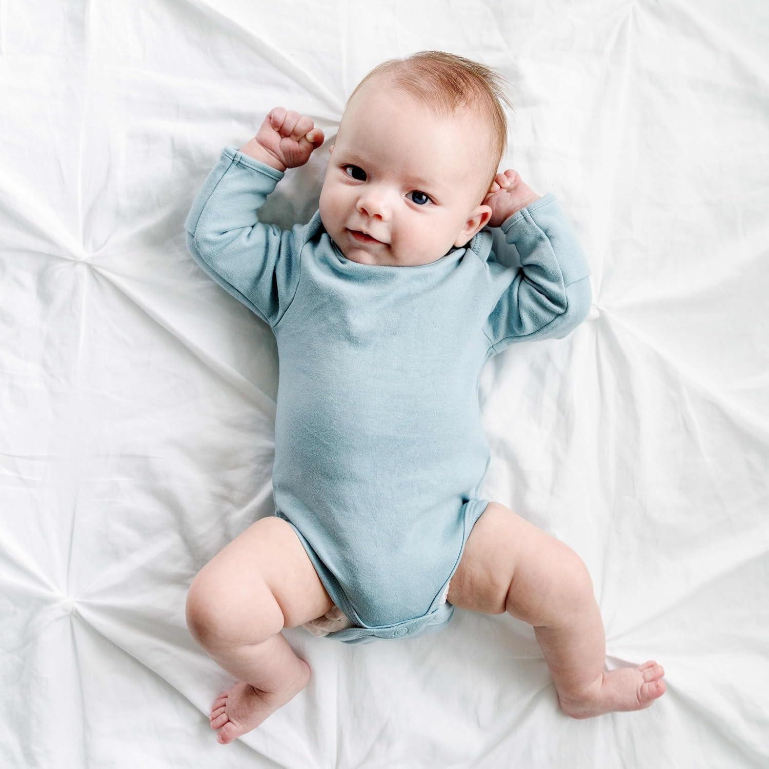 Conjunto de 4 Bodysuits Clásicos Unisex Goobie Baby 100% Algodón