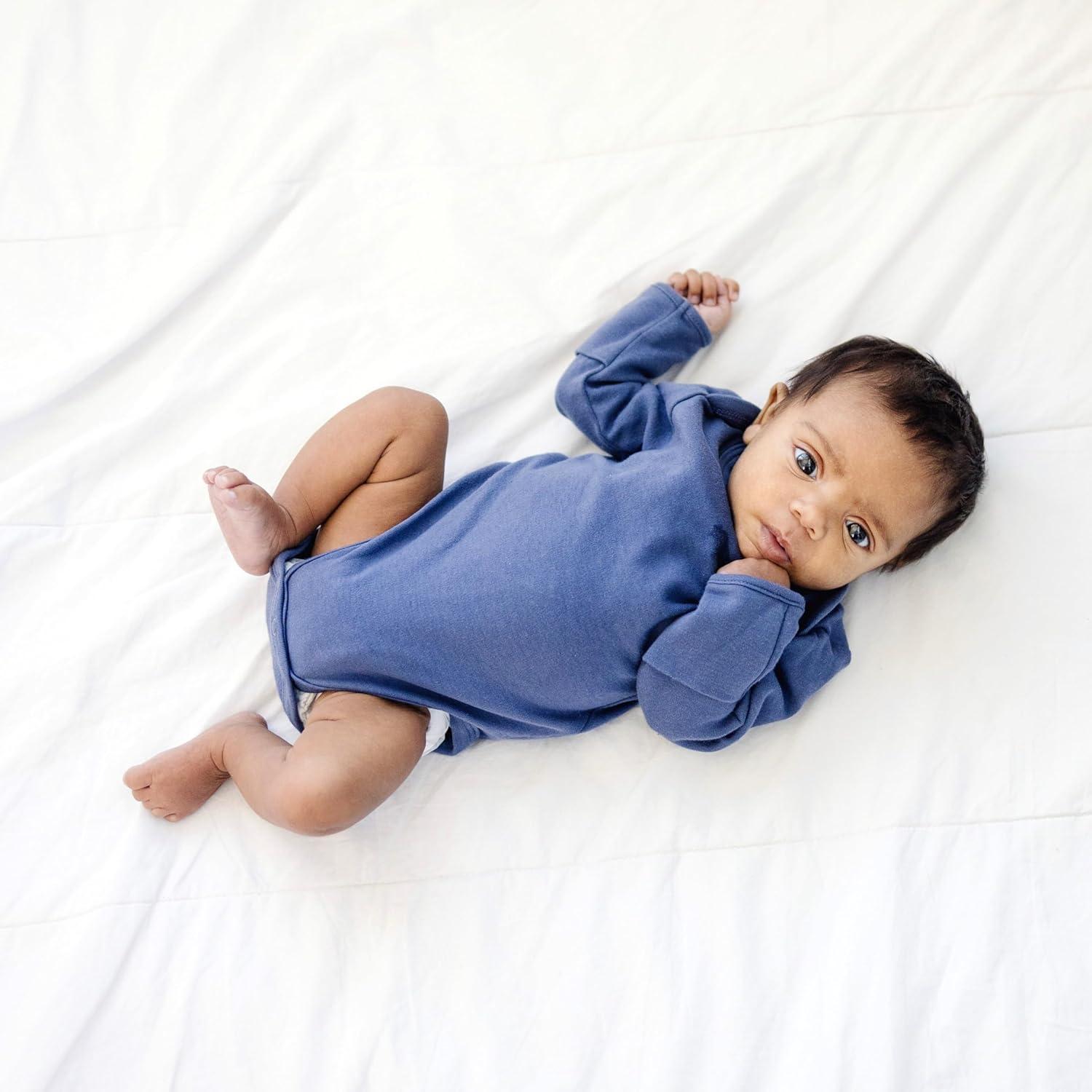 Conjunto de 4 Bodysuits Clásicos Unisex Goobie Baby 100% Algodón