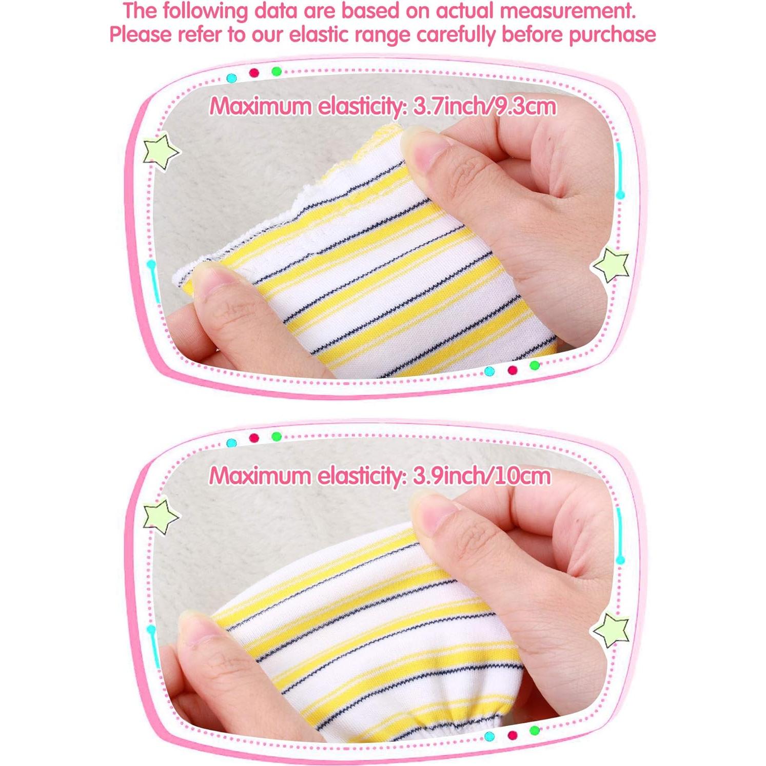 24 Pares Manoplas para Bebés Geyoga Algodón Unisex 0-6 Meses