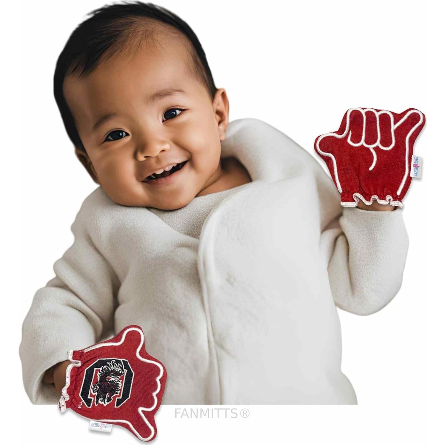 Mitones Protectores para Bebé Day1Fans Gamecocks 0-3 Meses