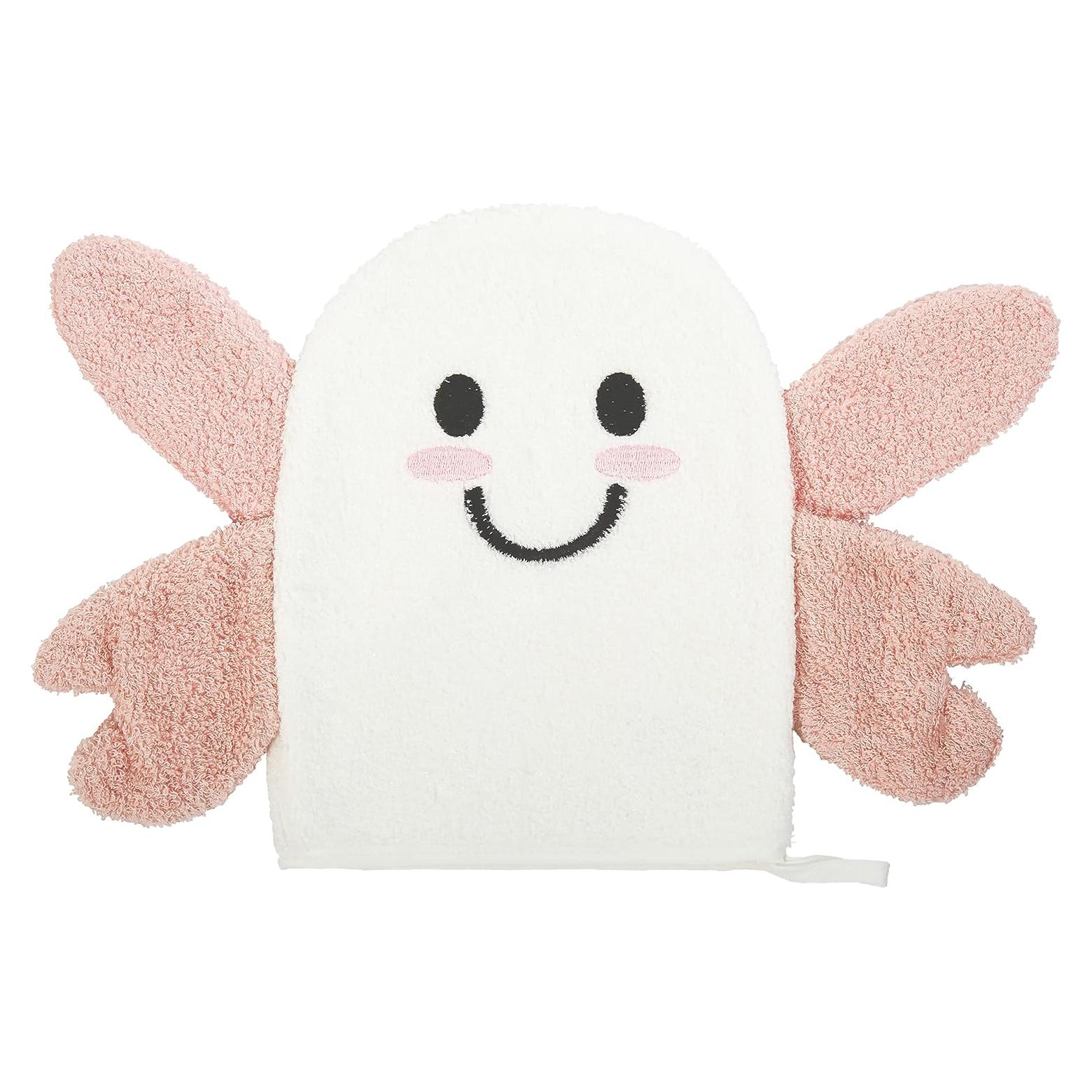 Mitón de Baño Unisex C.R. Gibson Mariposa 100% Algodón 16.83x19.05cm