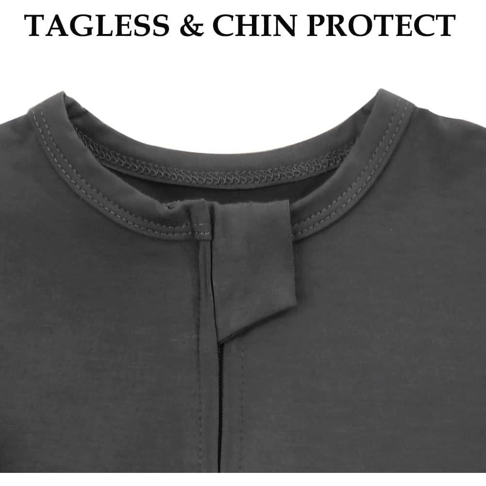 Pijamas para Bebé Aablexema 3pcs Rayón de Bambú 0-3 Meses