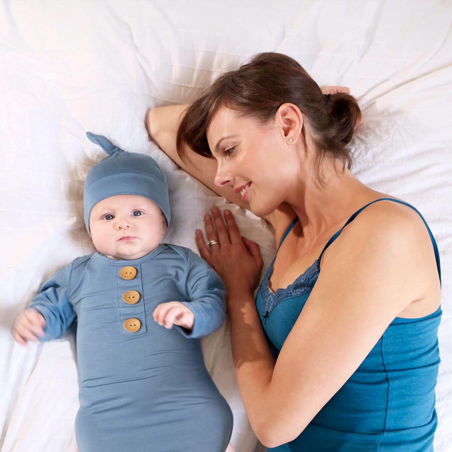 Conjunto de Vestido Suave Baby Noah para Recién Nacido Azul