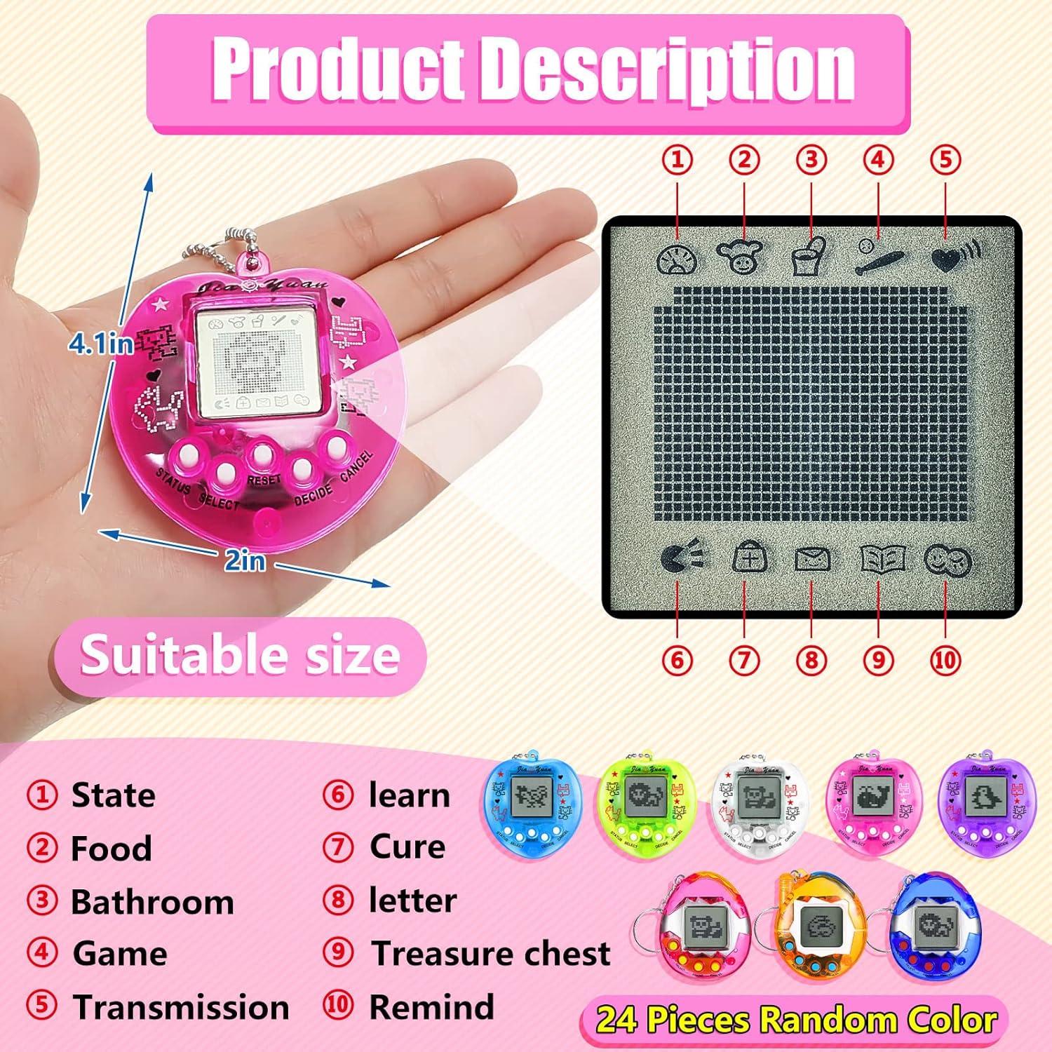 Llaveros Electrónicos Mascotas Digitales Sosation 24 Pcs