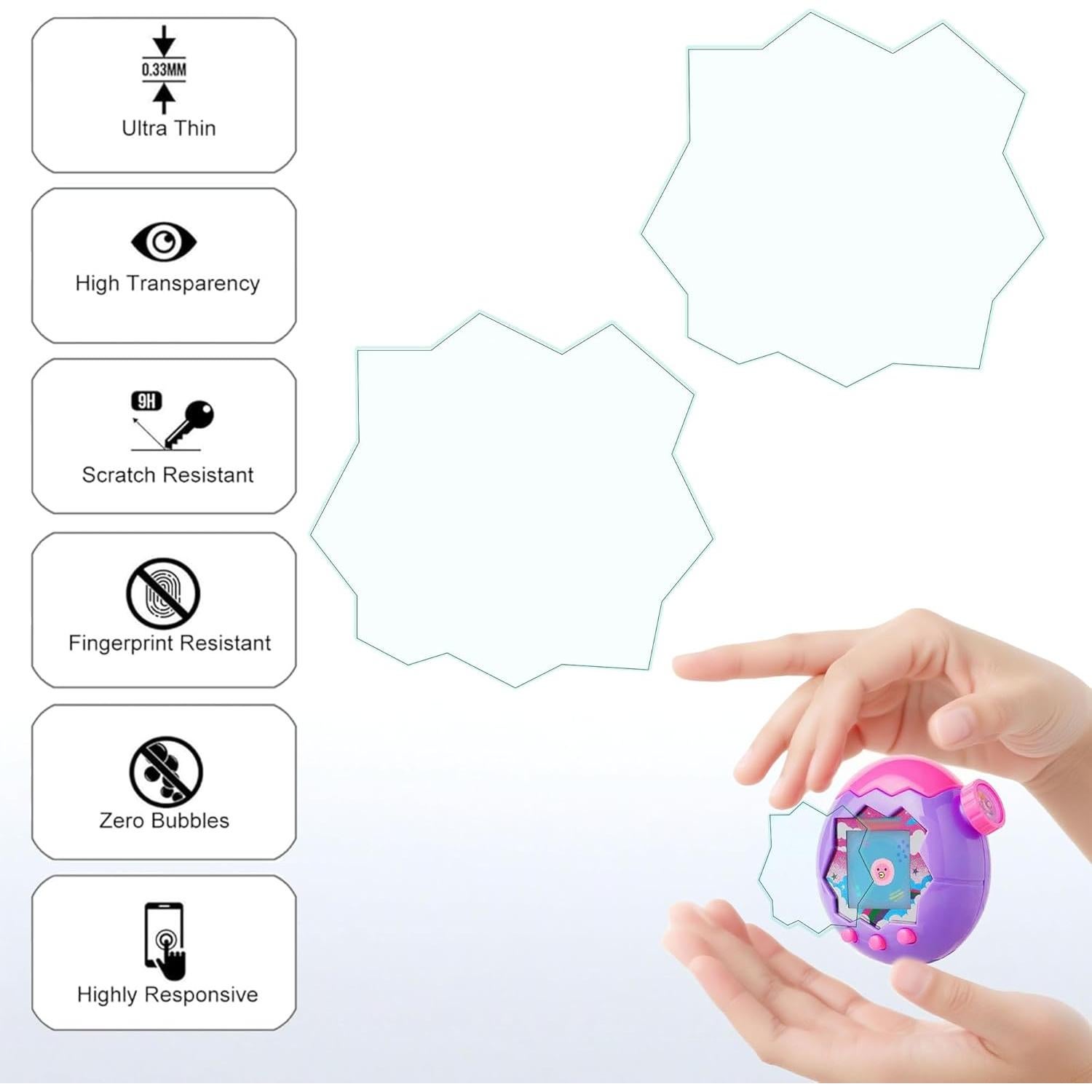 Protector de Pantalla TPU para Tamagotchi Paradise - 2 Piezas