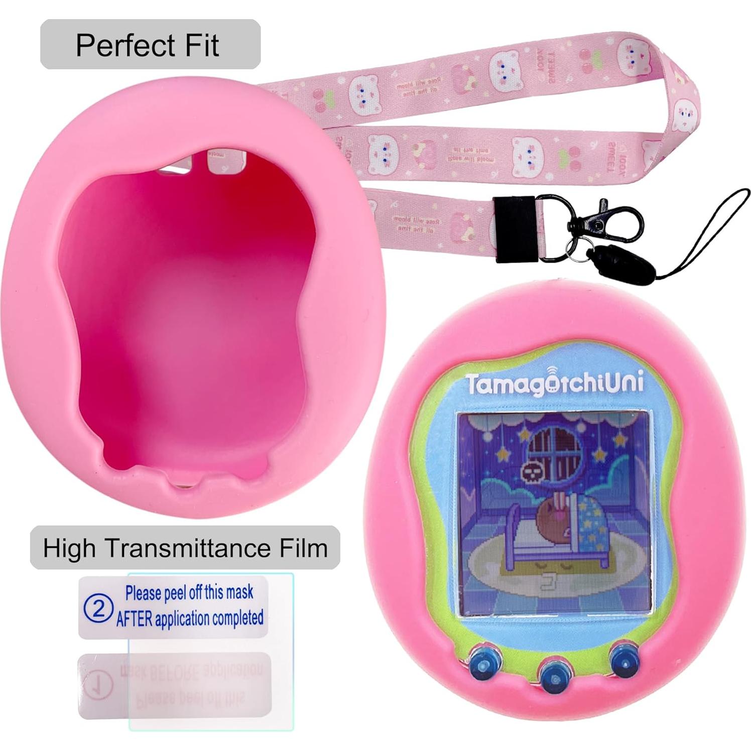 Funda de Silicona Xcivi Rosa con Cordón y Película Protectora