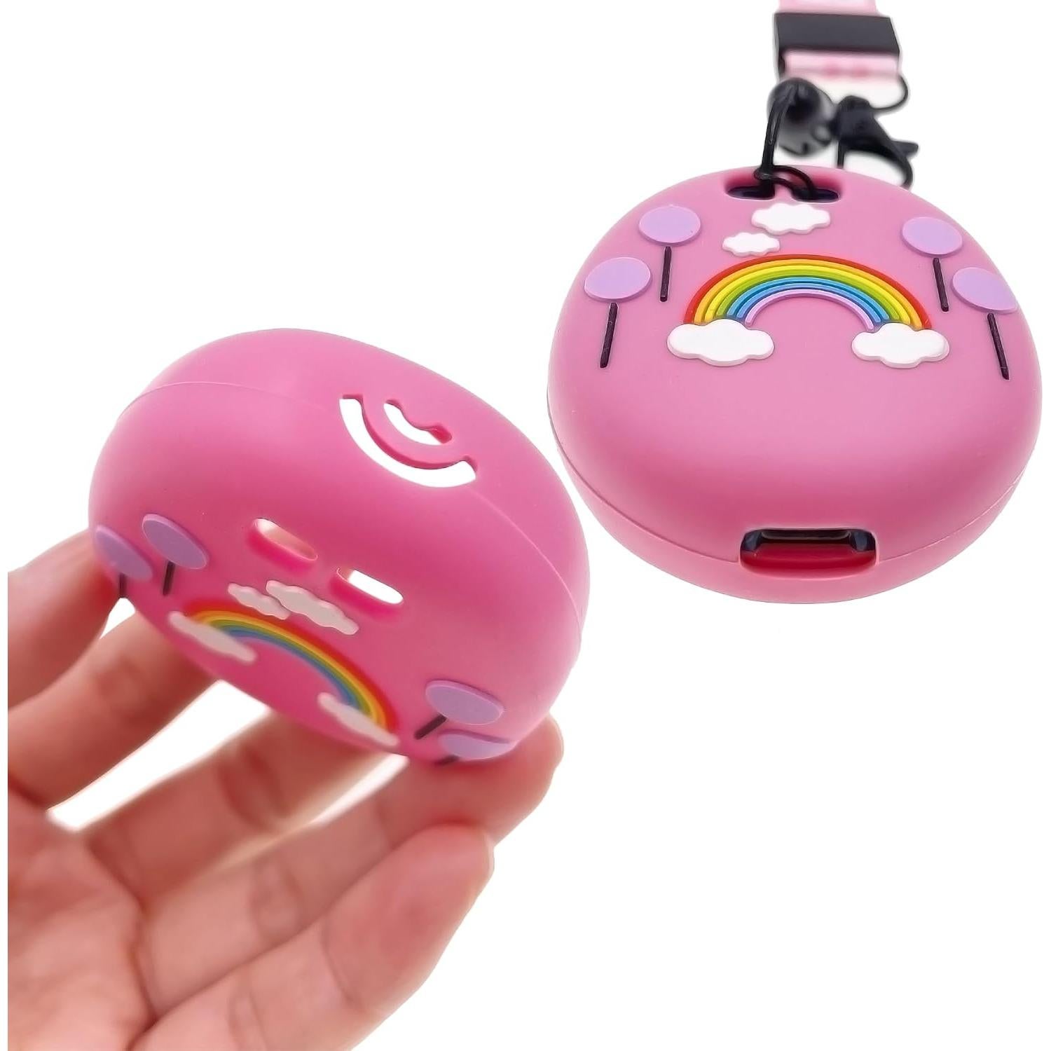 Funda de Silicona Xcivi Rosa con Cordón y Película Protectora