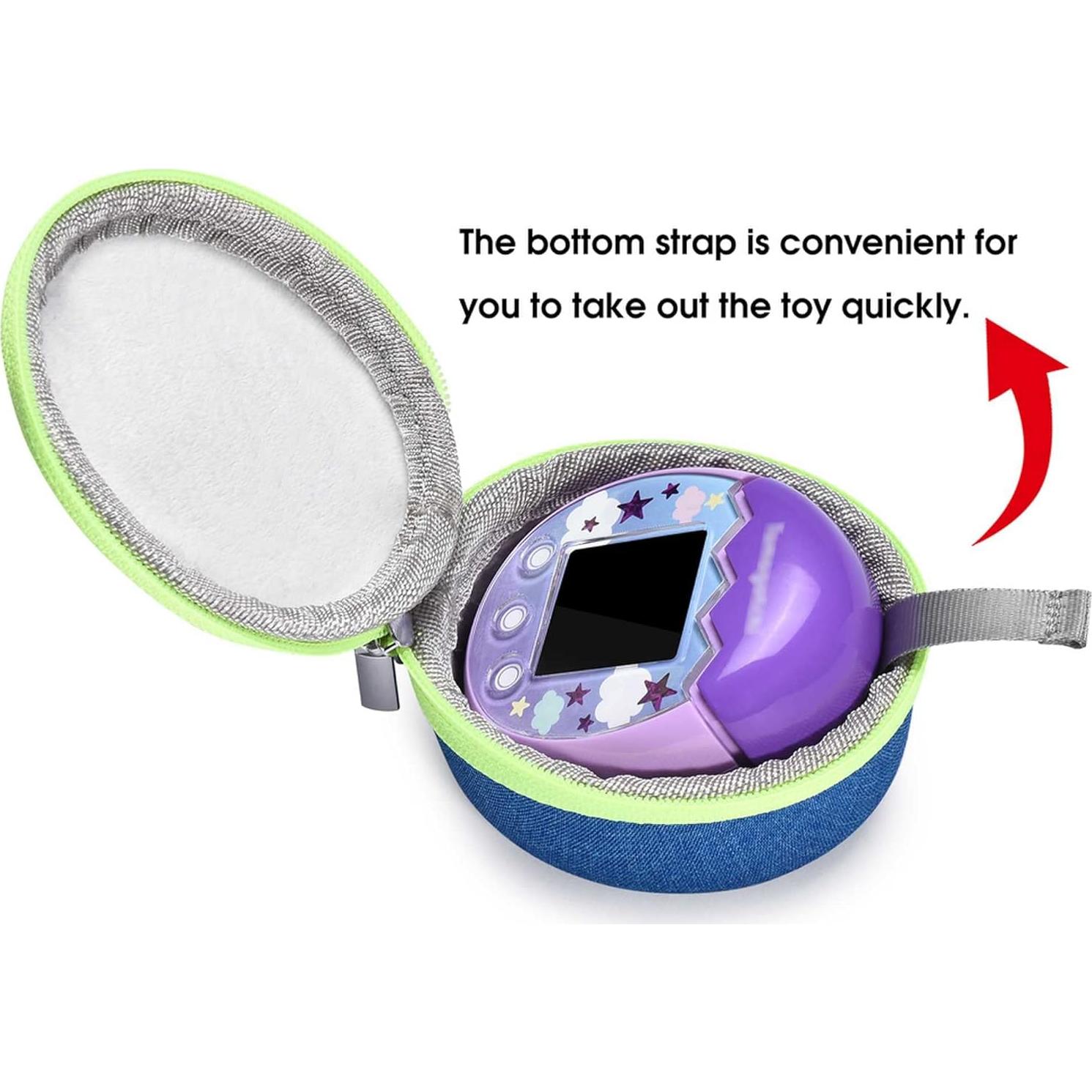 Funda de Almacenamiento Seracle para Tamagotchi Pix Azul